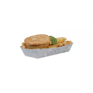 Large Newsprint Tray 275/245 x135/105 x45mm Compostable (10A00)